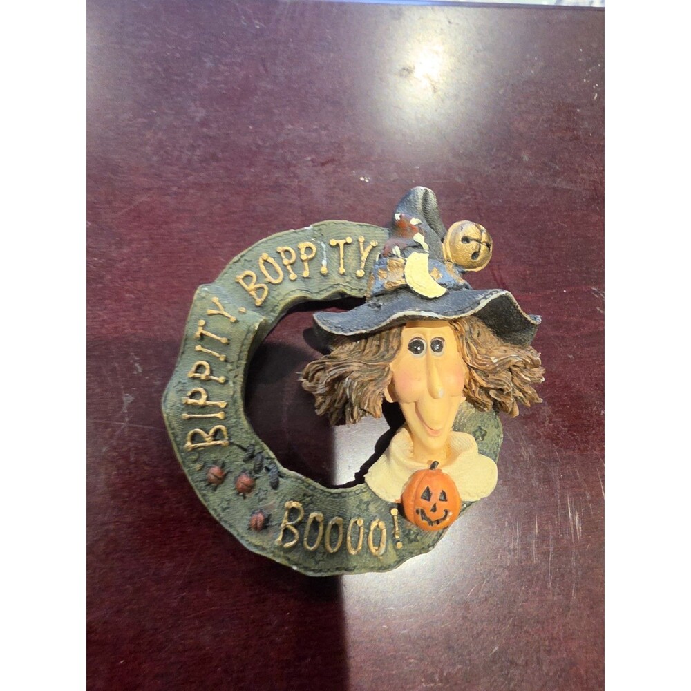 Vintage BOYDS  Bear Brooch Pin Halloween Witch Bippity Boppity Boo